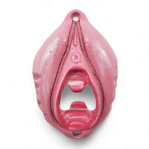 Pink female genitalia bottle - pink,
