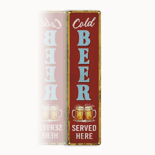 Rustic bar decor metal - metal, wall