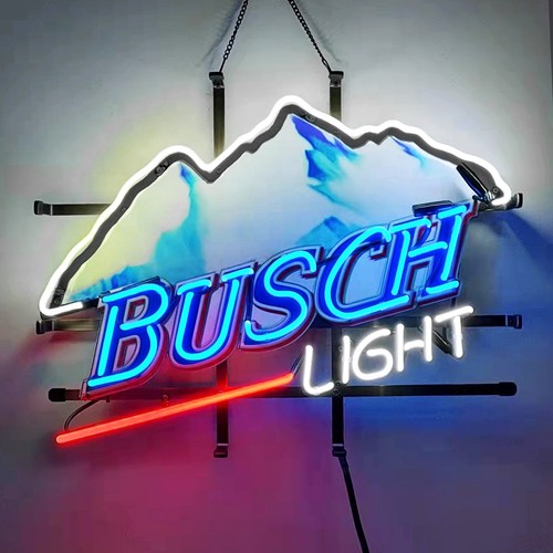 Stock busch light beer neon - stock,
