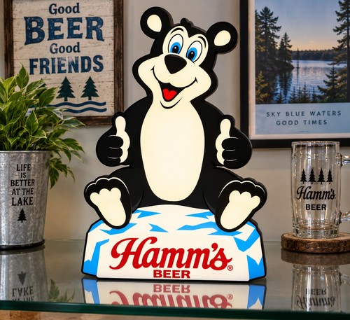 Hamm beer bear - hamm’s, thumbs