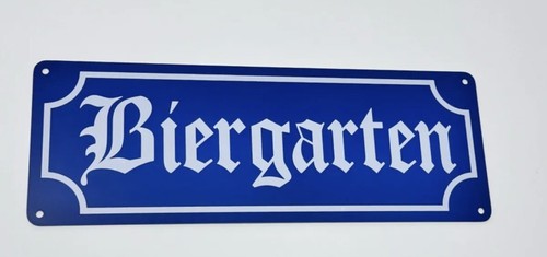 Biergarten tin signs - (, lot